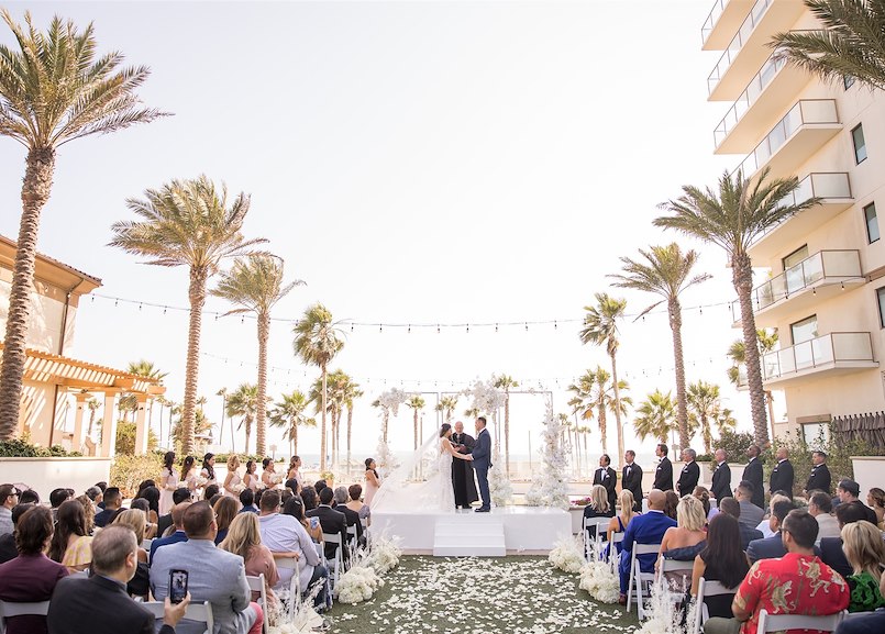 California Chic Destination Beach Wedding