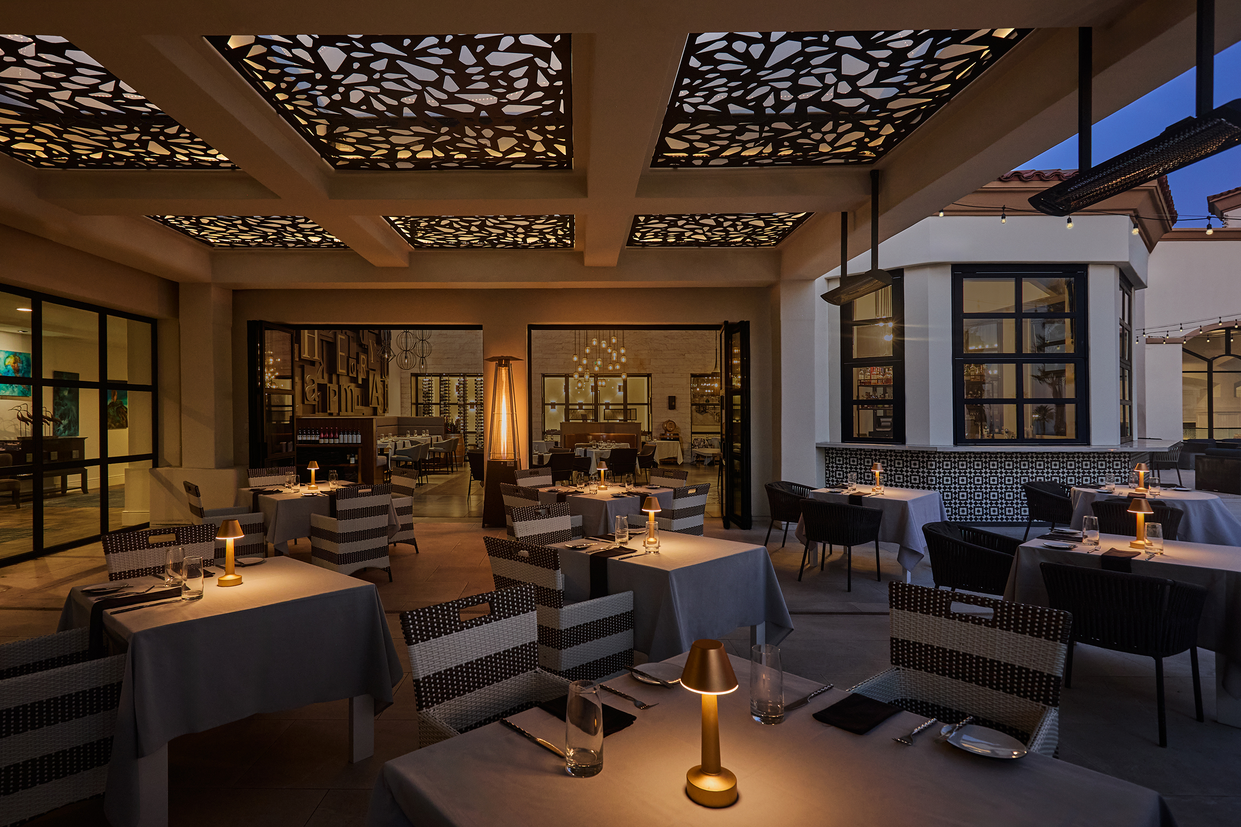 Dine on our open-air patio.