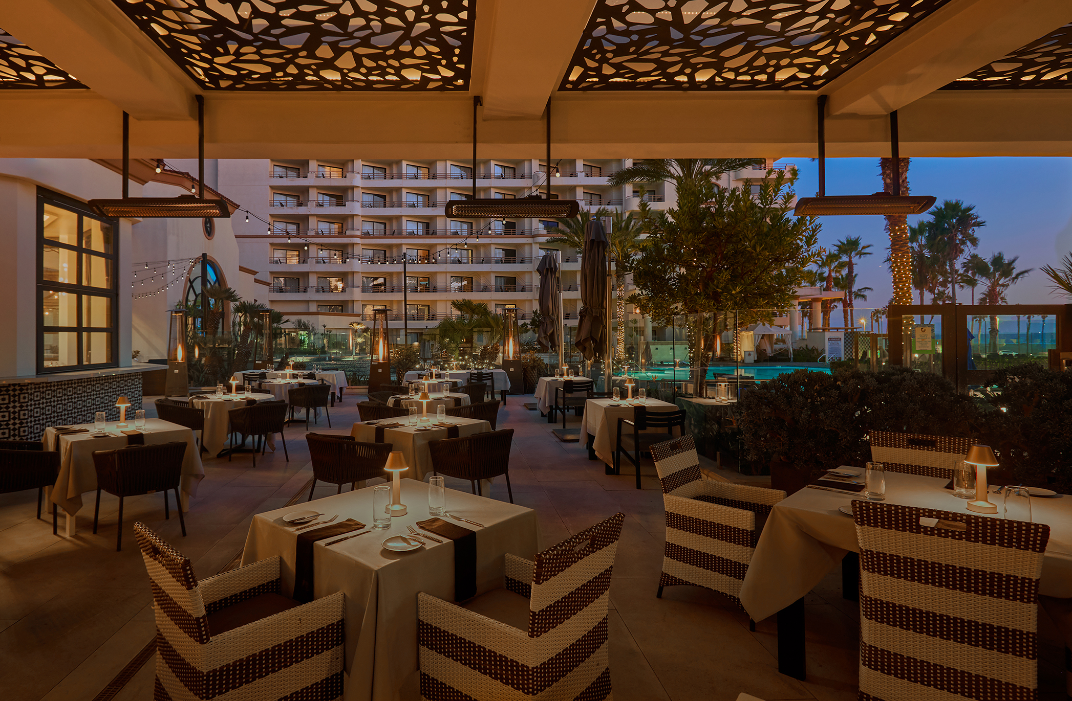 Dine on our open-air patio.